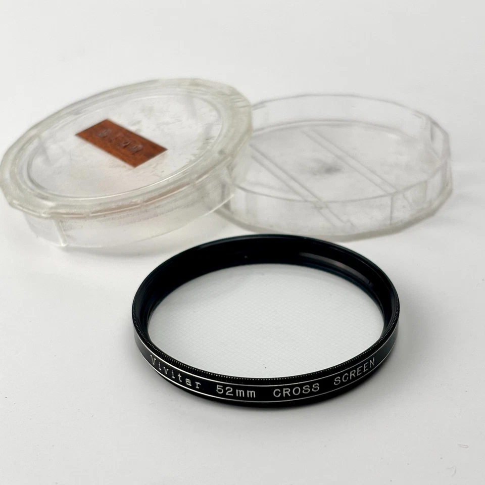 Vintage Vivitar 52mm Cross Screen Filter - Image 3 of 3