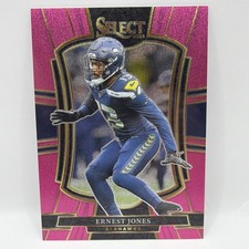 2025 Panini Select #113 Ernest Jones Pink Glitter /15 Seattle Seahawks