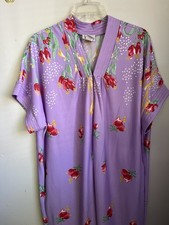 Anthony Richards Mumu House Coat Robe Day Dress Hawaiian Tulip Carftan Size XL