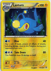 Lanturn 58/160 XY Primal Clash Reverse Holo Uncommon