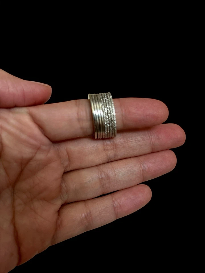 Sterling Silver Multi-Band Spinner Ring - Image 3 of 4