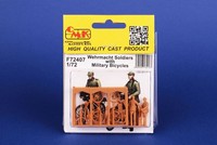 Cmk 129-F72407 - 1:72 Wehrmacht Soldiers With Military Bicycles - Neu