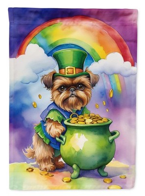 Caroline's Treasures Brussels Griffon St Patrick's Day Garden Flag DAC5505GF