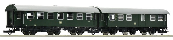 Roco 6200039 | Umbauwagen-Set 2-Teilig 2.Kl. Der Db In Ep.Iv Dc Spur H0-image