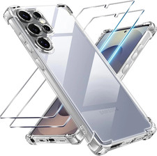 Clear Shockproof Case For Samsung S26 Plus S26 Ultra Silicone Slim Back Cover
