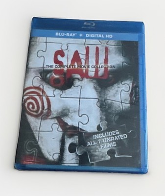 Saw: The Complete Movie Collection 7-Film Blu-ray Set-Used-Free Shipping
