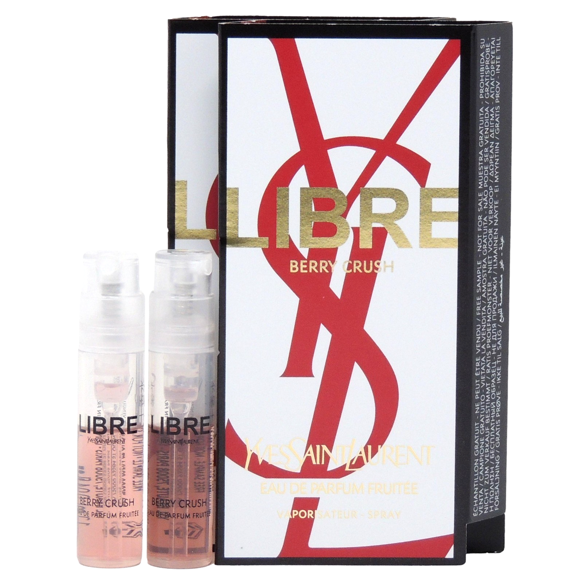 YSL YVES SAINT LAURENT LIBRE BERRY CRUSH EDP 1.2ml .04fl oz x 2