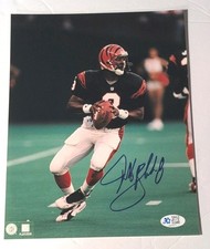 Jeff Blake Dropback Auto Autograph 8x10 Signed NFL Bengals ECU Pirates B
