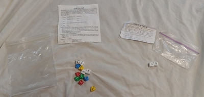 Lot Of Two Math Dice Educational Games--- Fraction & Multiplication