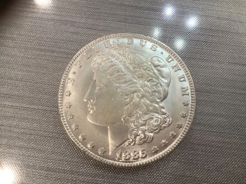 1885-S $1 Morgan Dollar 90% Silver San Francisco AU