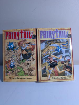 Fairy Tail Manga Lot of 2 - Vol 1 2 - by Hiro Mashima - English - 