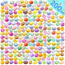 200 Pcs Mochi Squishy , Mini Kawaii Squishies Bulk Sensory Goody Bag Party Fa...