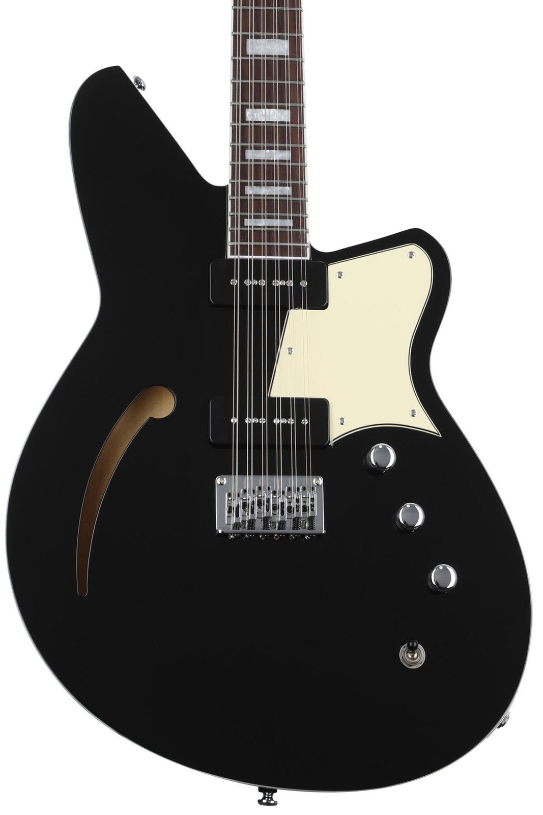 12-струнная полупустотелая электрогитара Reverend Airwave - Черный 216990₽