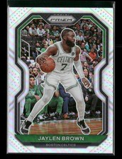 2020-21 Panini Prizm #189 Jaylen Brown Silver Prizms Boston Celtics