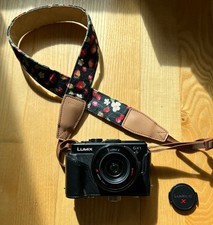 PANASONIC DMC-GX1 Mirrorless Camera with compact Zoom lens and OG leather case 