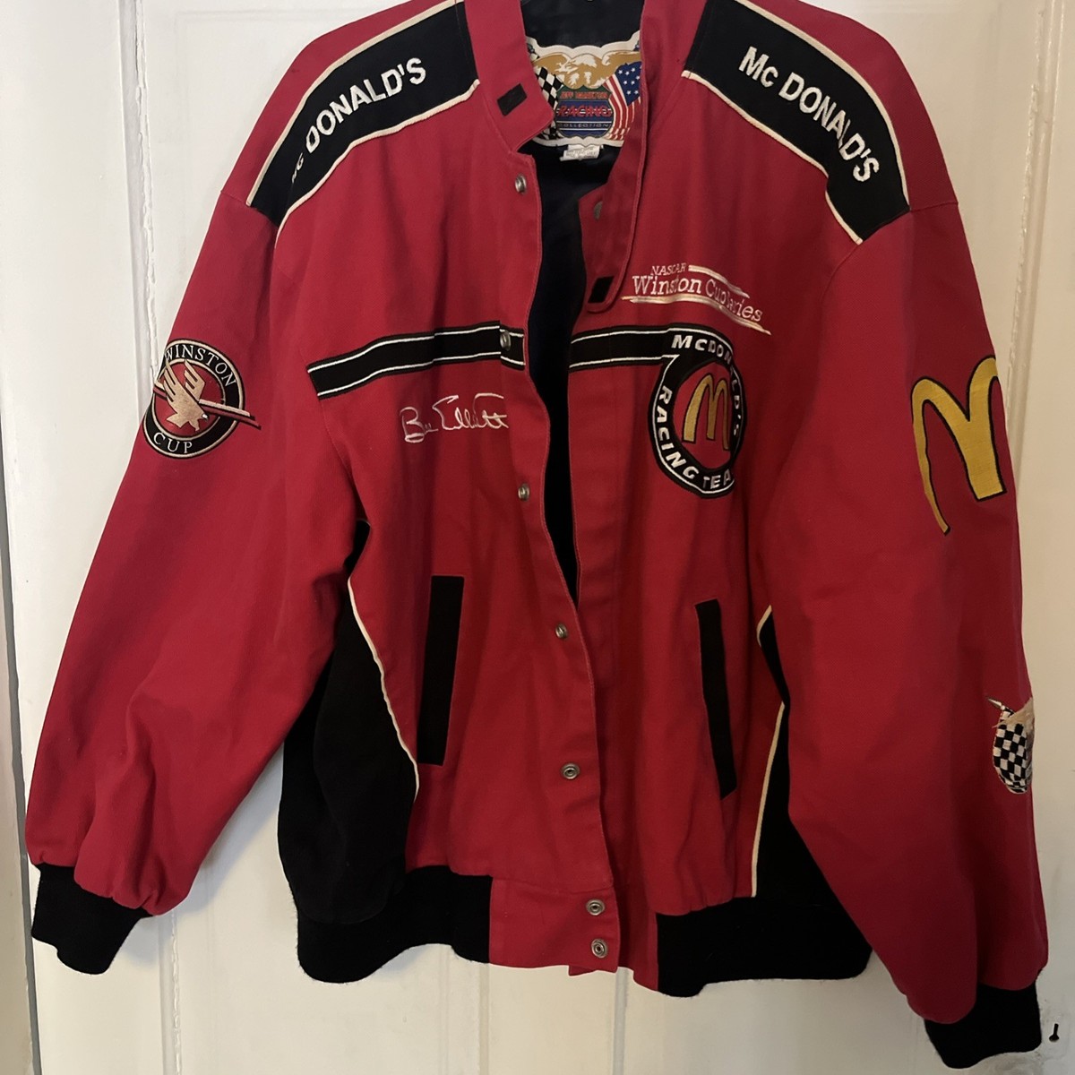 Vintage Jeff Hamilton Racing McDonalds Racing Team Bill Elliot 