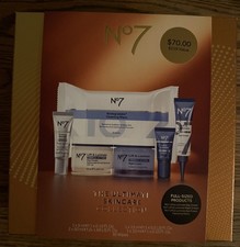 No 7 The Ultimate Skin Care Collection 6 Piece Full Size Gift Set  New in Box