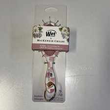 Goody X Mackenzie Childs Mini Key Chain Hair Brush Rosy Check     
