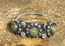 Royston 925 Sterling Silver Turquoise Southwestern Ring Sz 9.5 6.81g