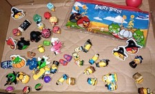 Angry Birds Pencil Bag With Movie Miniatures Cars Sliders Minions Toys Mixed Lot