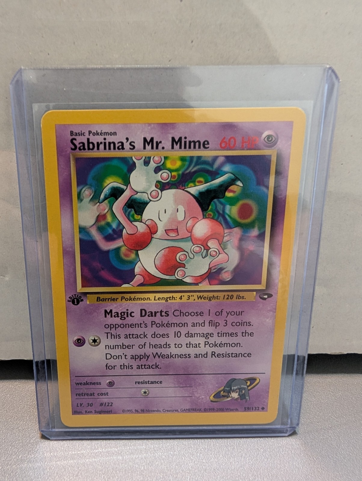 Sabrina's Mr. Mime 59/132 Gym Challenge-1st Edition Regular