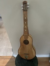 vintage folk art guitar