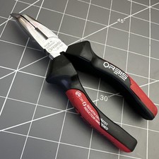 Orbis Germany Pliers Offset Bent Nose Electrical Pliers, 6-1/4” Made In Germany