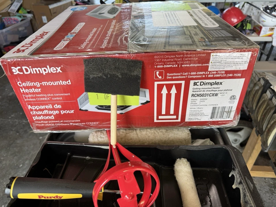 Dimplex Deckenhalterung 5000W Elektroheizung mit Fernbedienung RCH5031CXWMODF - Bild 3 von 4