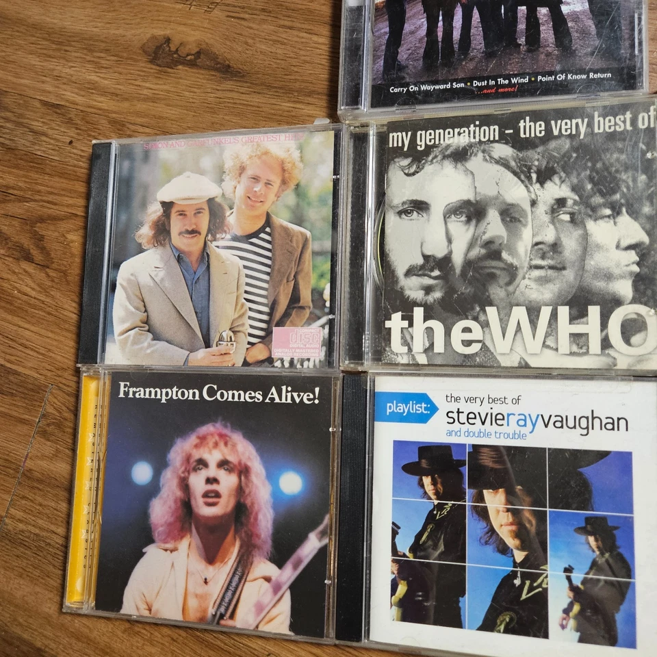 Lot of 7 Classic Rock Blues CDs - The Who, Eagles, Stevie Ray Vaughan, Kansas — 第 3/4 张图片