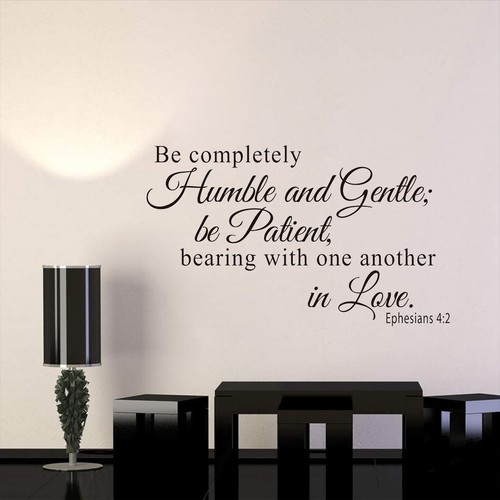 Reusable Black PVC Home Wallpaper Bible Verse Wall Decal Smooth Surface reusable-black-pvc-home-wallpaper-bible-verse-wall-decal-smooth-surface