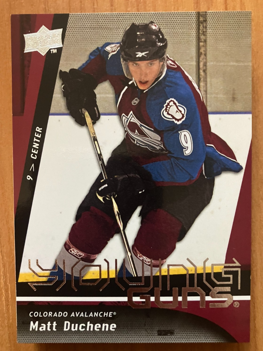 2009-10 Upper Deck Hockey #203 Matt Duchene Young Guns Rookie Card - Sharp!