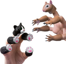 Finger Puppet Set, Animals Puppet Show Theater Props, Novelty Toys Weird Stuff G
