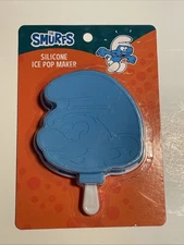 The Smurfs Ice Pop Silicone Mold Popsicle Maker Red Brand NEW