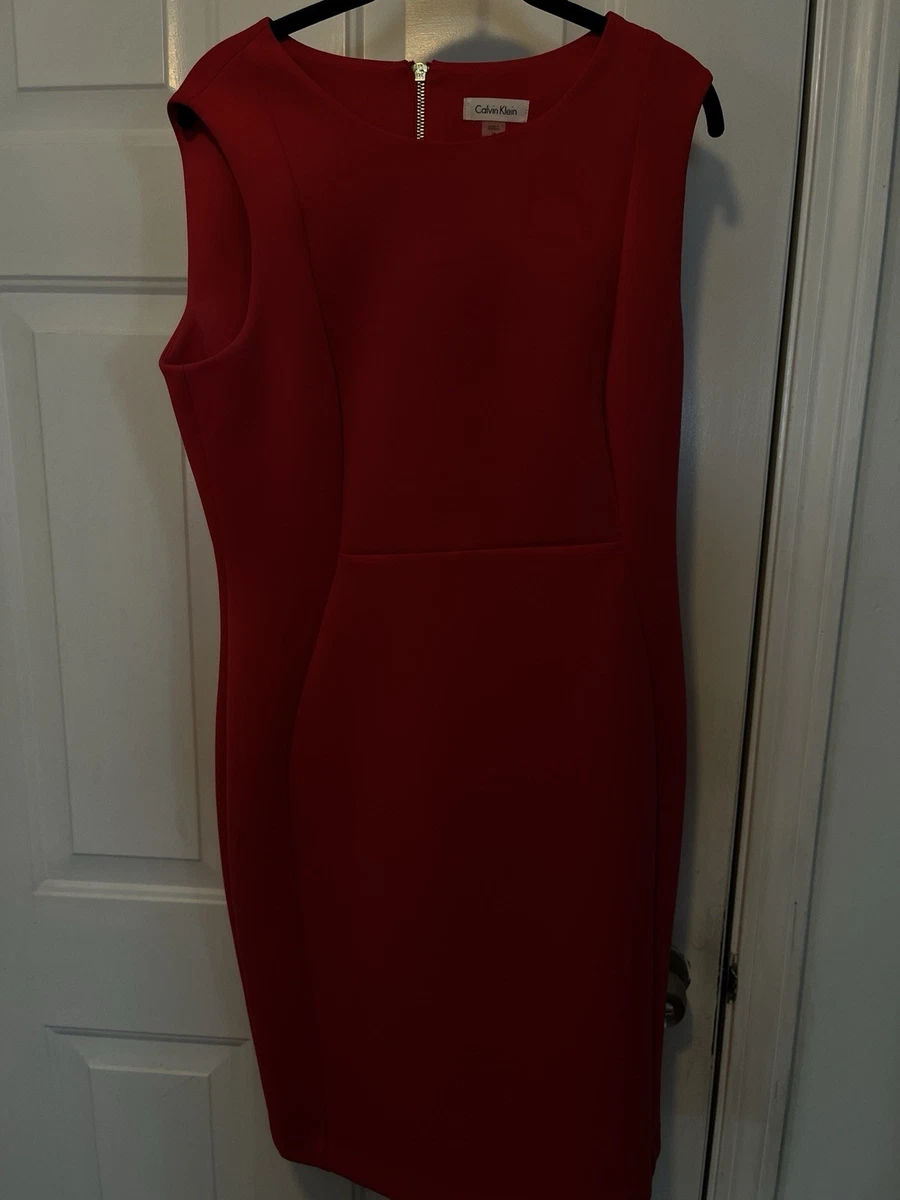 green emerald velvet dress Calvin Klein Lace-Up V-Neck Zipper Sleeve Dress Black Gold Detailing S main image 1