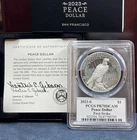 2023 S Silver Peace Dollar Proof .999 PCGS PR70 FS Hand Signed COA Ultra DCAM