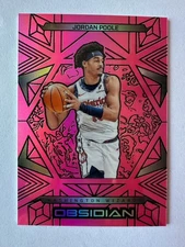 2024-25 Panini Obsidian - Jordan Poole - Electric Etch Pink Flood /49
