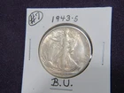 1943-S Walking liberty half in B.U. condition # 7