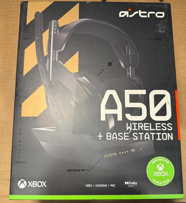 Astro Gaming A50 4th Gen Wireless Headphones Xbox PC - Black  (OPEN BOX)