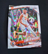 Panini 2025 Prizm WNBA Saniya Rivers Connecticut Sun #131 RC White Seismic