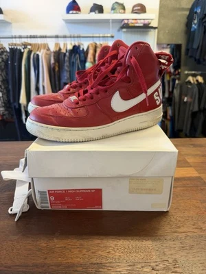 Nike Air Force 1 Supreme High Red for Sale | Authenticity