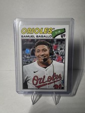 2026 Topps Heritage Samuel Basallo RC Image Variation SSP #175 Baltimore Orioles