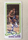 1980-81 Topps George Gervin 208 San Antonio Spurs Signed/Auto UZ1383