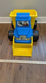 Vintage Lego Duplo Heavy Loader 2225 - Blue Storage Truck Dozer Tipper Bucket