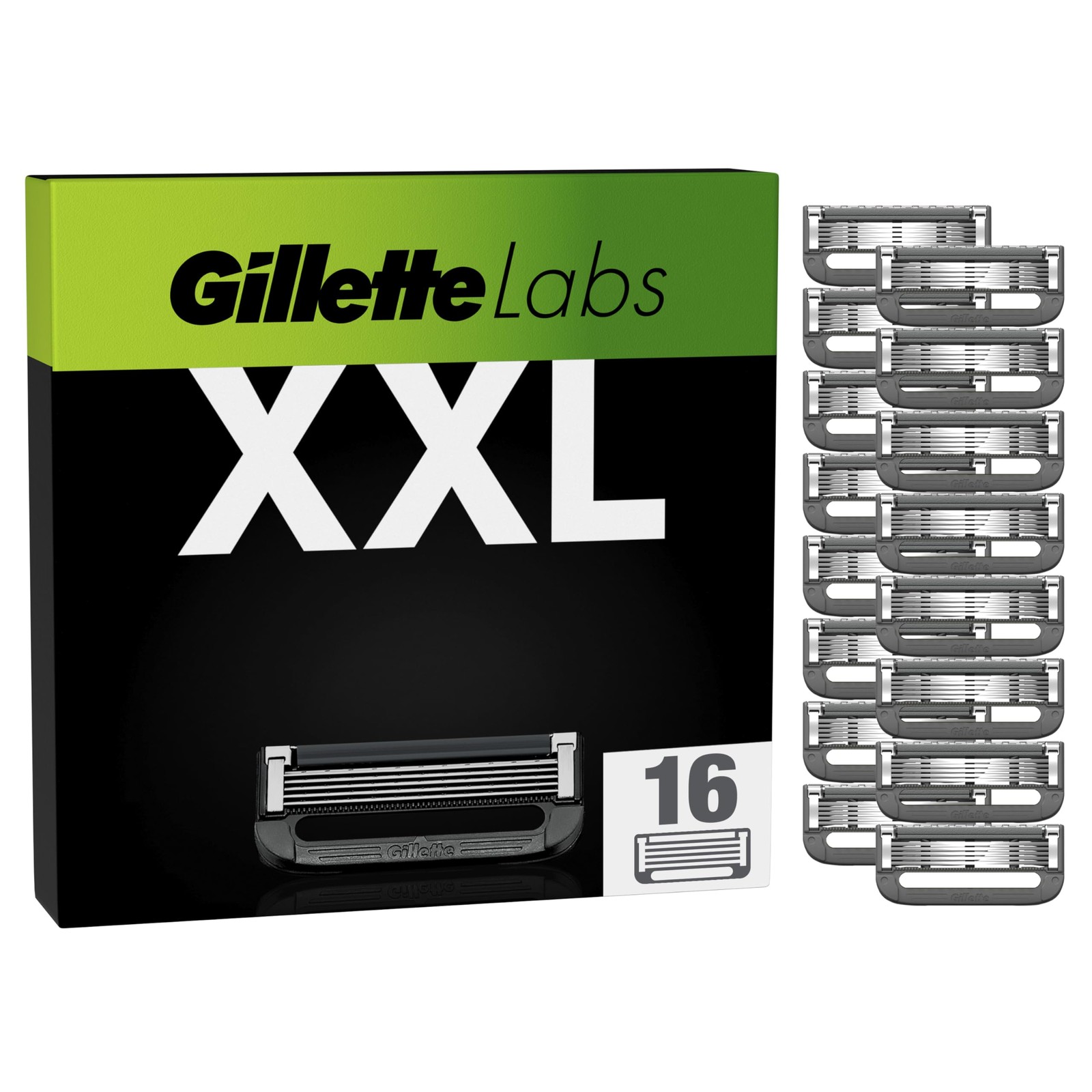 Ricambi Gillette Labs 16 Lamette Originali - Offerta Risparmio Barba