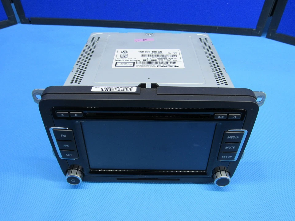 2009-2017 Volkswagen EOS Golf Jetta AMFM 6 CD XM Code Included 1K0035180AC - Image 2 of 4