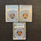Ocher Xf40, Au58, Spot Removed-inc Detail  Cent Penny PCGS XF40 Lot -3 Diff Year