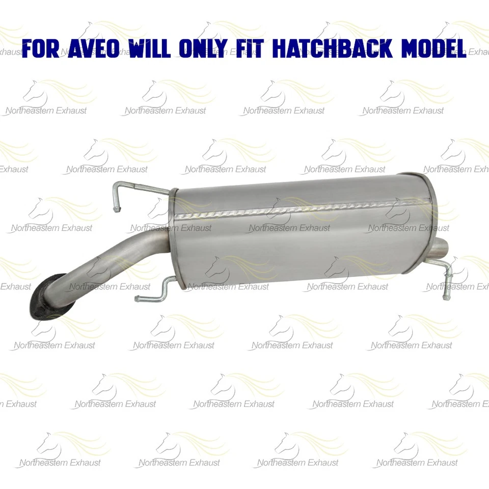 Silenciador de escape de acero inoxidable para: Chevy Aveo 2004-2008 2007-2011 Aveo5 1,6 L Foto 4 de 4