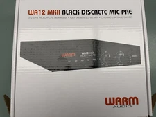 Warm Audio WA12 MKII Black Single-Channel Preamplifier