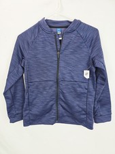 Old Navy Jacket Boys L Blue Techie Fleece Full Zip Basic Outerwear Pockets NWT