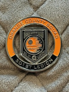 star wars 501st legion challenge Coin SoCal Orange County Squad V1 Silver